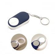 Tool Shop Mini Magnifying Magnifier Glass with Illuminant LED Light Keychain