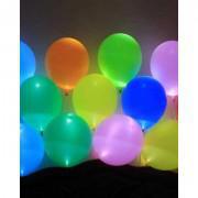 Pack of 5-LED Balloons-Multi-Colour