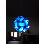 Thai Blue Round Lamp