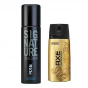 Bundle Offer - AXE Gold Temptation 150 ml & Signature Perfume Body Spray For Men - 122 ml
