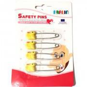 Farlin Four Animal Safety Pins BF-120 - Yellow