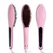 Hair Straightner Brush-Pink