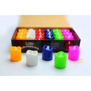 Pack of 5 Multi LED Candles