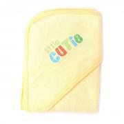 Gerber Super Soft & Absorbent Hooded Bath Towel(80% Cotton 20% Polyester) 30x30 Inch Yellow