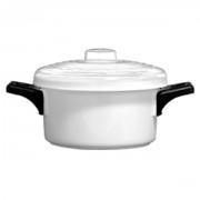 White and Black Microwave Pot