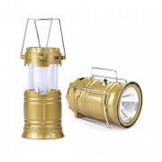 5 LED + 1W Rechargeable Solar Camping Lantern multi colour